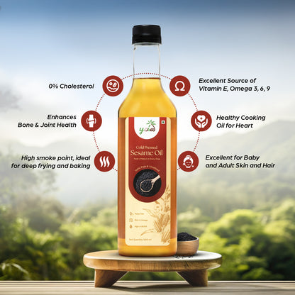 YORA unrefined cold pressed Sesame (Gingelly) Oil