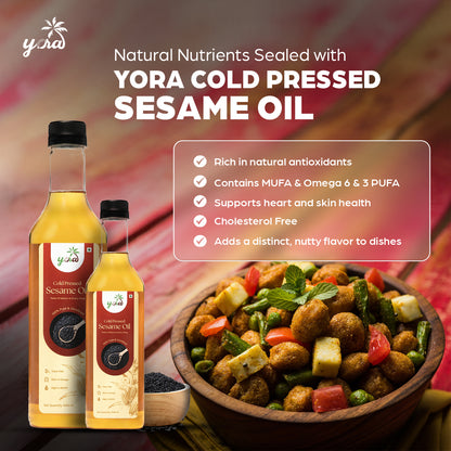 YORA unrefined cold pressed Sesame (Gingelly) Oil