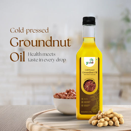 Yora Groundnut (Peanut) Oil  | 100% Pure, Unrefined & Cold-pressed