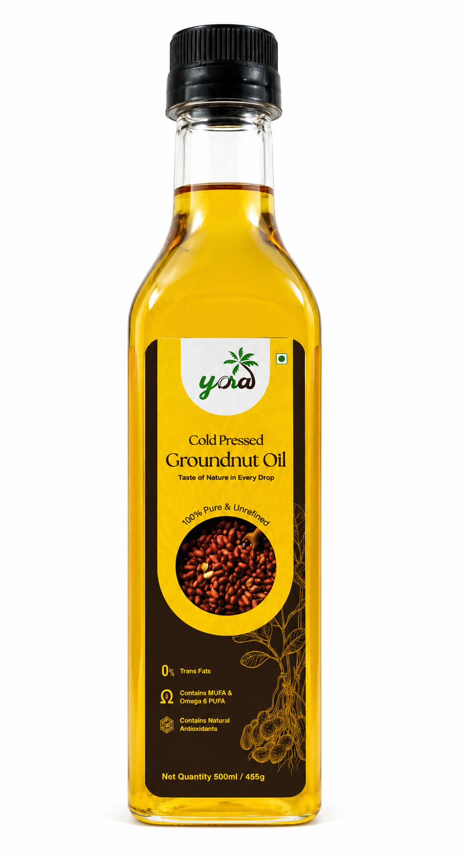 Cold-Pressed Groundnut (Peanut) Oil