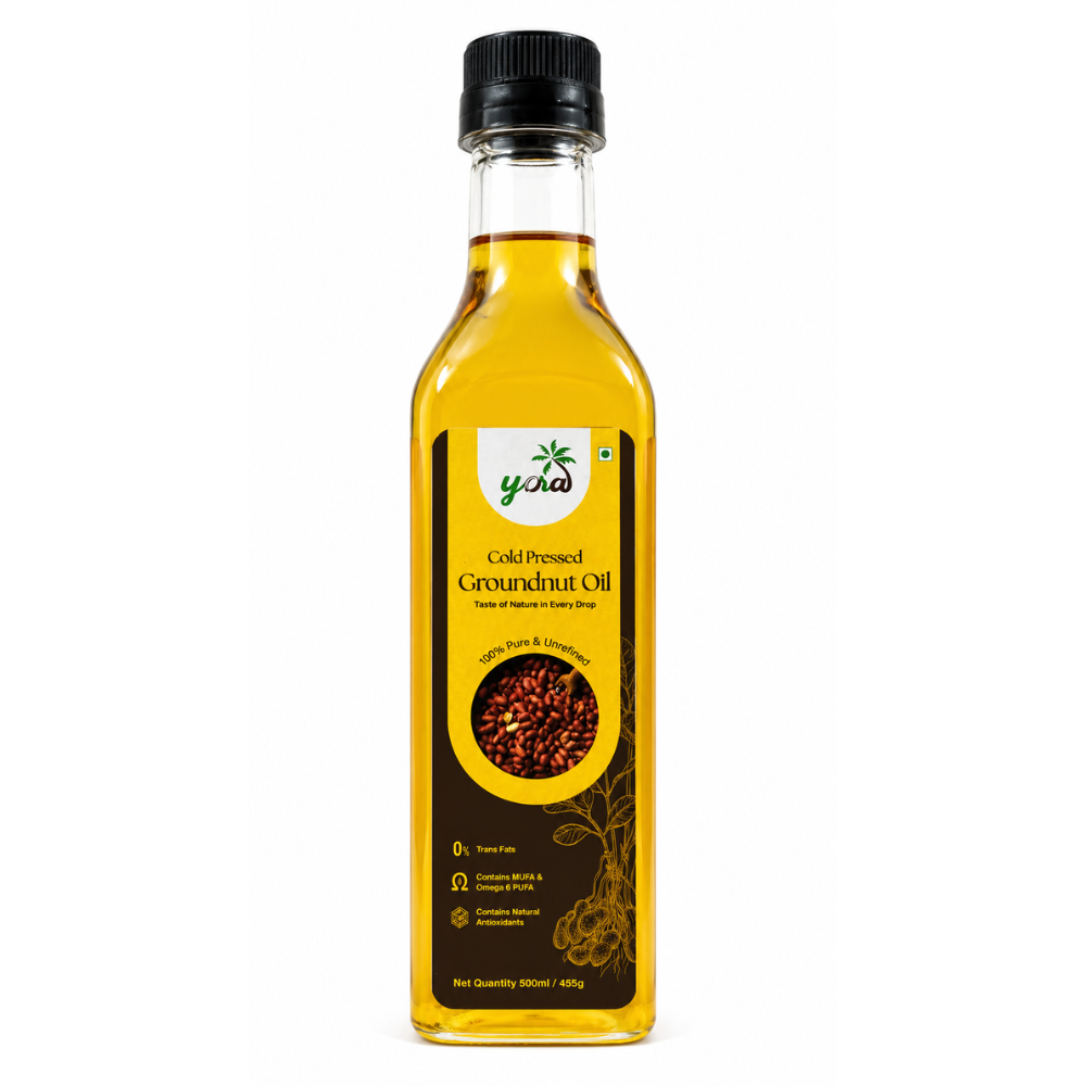 Cold-Pressed Groundnut (Peanut) Oil