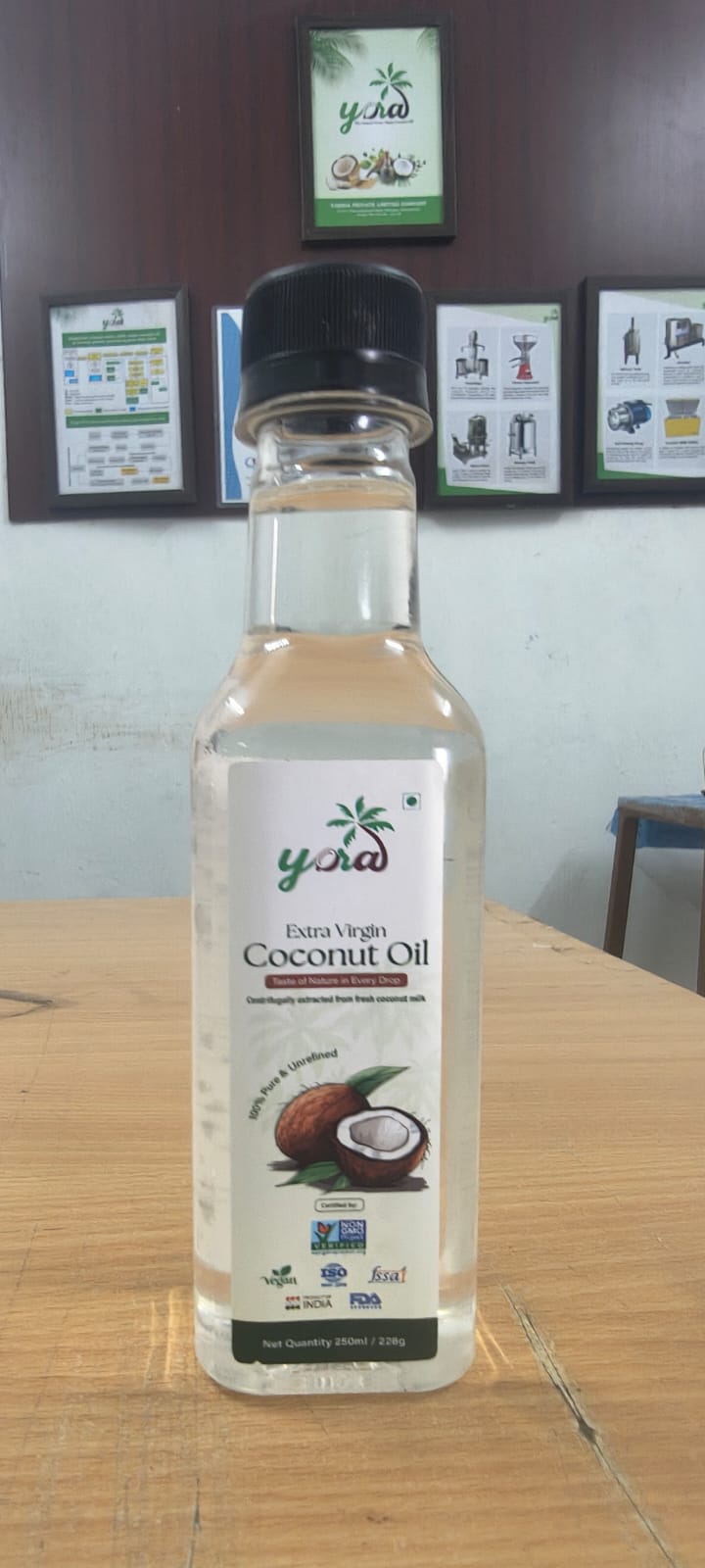 Yora Extra Virgin Coconut Oil – 100% Pure & Natural (Cold Centrifuged)