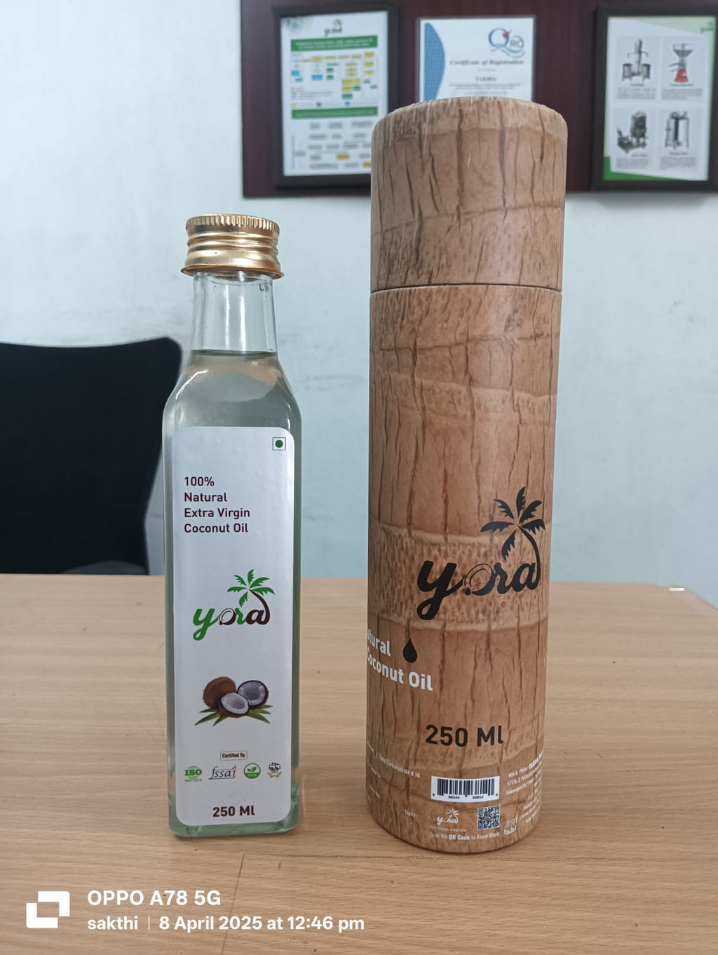 Yora Extra Virgin Coconut Oil – 100% Pure & Natural (Cold Centrifuged)